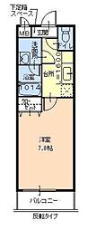 フジパレス堺鳳東2番館 1Kの間取図画像