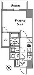 GRANPASEO巣鴨2 1Kの間取図画像
