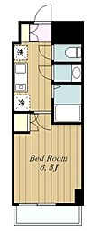 リヴェール相模ヶ丘 1Kの間取図画像