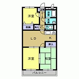ラ・セゾン 3LDKの間取図画像