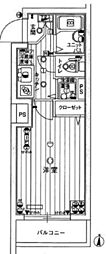 GENOVIA中野・都立家政 1Kの間取図画像