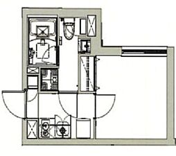 Ludens沼袋MAXIVDUE 1Kの間取図画像