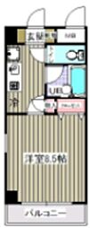 ベイサイド舞浜 1Kの間取図画像