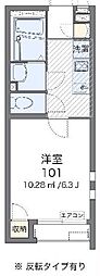 CLEINO湘南辻堂 1Kの間取図画像