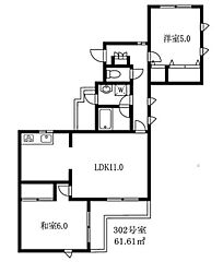 物件の間取り