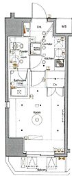 セジョリ上野 1Kの間取図画像