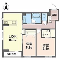 アミコート泉中央 303 ｜ 宮城県仙台市泉区泉中央１丁目19-4（賃貸マンション2LDK・3階・74.98㎡） その2