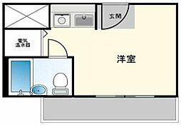 プライム赤坂 ワンルームの間取図画像