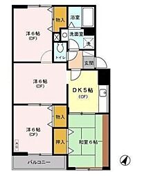 エーコーマンション 4DKの間取図画像