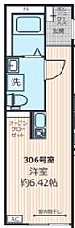 Realiser ワンルームの間取図画像