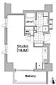 アパートメンツタワー六本木8階19.6万円