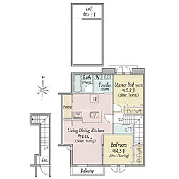 Windsor Court 2LDKの間取図画像