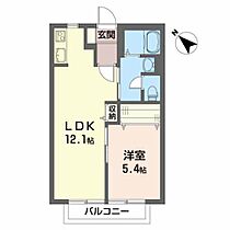 ル・グランＳＯＵＳＥＫＩ 202 ｜ 福島県郡山市喜久田町字赤沼向4-106（賃貸アパート1LDK・2階・40.00㎡） その2