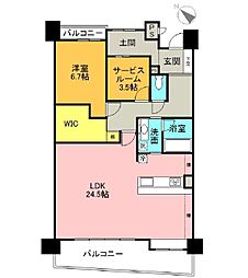 間取図画像 1SLDK