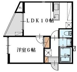 GRAN DEUR東和 1階1LDKの間取り