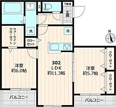物件の間取り