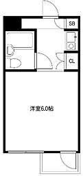スターホームズ横浜神之木 1Kの間取図画像
