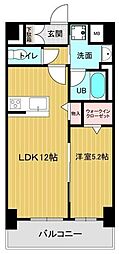 Luce5 1LDKの間取図画像