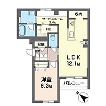 アインス　ハイム 00102 ｜ 埼玉県上尾市今泉２丁目54-9（賃貸マンション1SLDK・1階・54.77㎡） その2