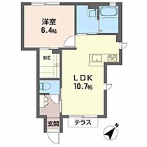 シャーメゾン　レスポワール 102 ｜ 青森県青森市金沢３丁目13-15（賃貸アパート1LDK・1階・41.75㎡） その2