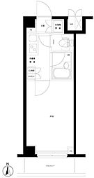 ルーブル蒲田六番館 1Kの間取図画像