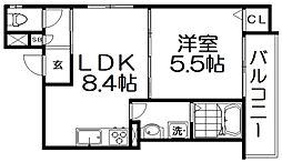 間取図画像 1LDK