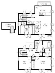 深大寺東町一戸建　C棟 3LDKの間取り