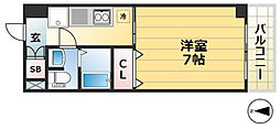 CITYSPIRE新神戸 1Kの間取図画像
