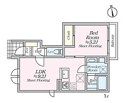 間取図画像 1LDK