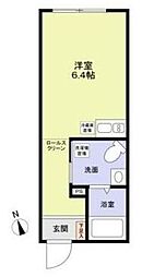 アリビオ中野 ワンルームの間取図画像