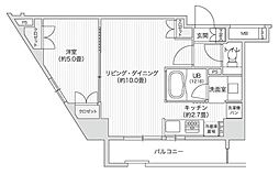 レジディア笹塚2 1LDKの間取図画像