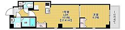ソレイユ西尾久 1LDKの間取図画像