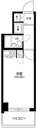 藤和シティスクエア練馬 ワンルームの間取図画像