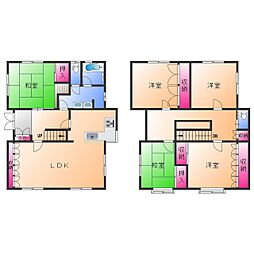 マザーグース 5LDKの間取図画像