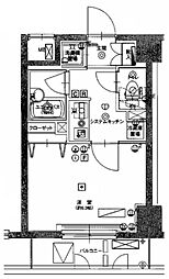 ヴェルステージ板橋本町 2階1Kの間取り