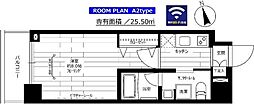 ステージグランデ上野 1Kの間取図画像