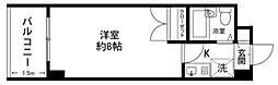 PLENDY淵野辺 1Kの間取図画像