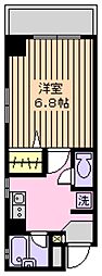 グレースコート 1Kの間取図画像