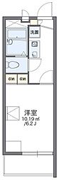 レオパレスMLハロープラザ 1階1Kの間取り