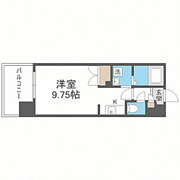 アーバンパーク天神東 ワンルームの間取図画像