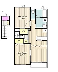 グリシーヌガーデンB 2階/203