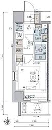 リヴシティ綾瀬WEST 1Kの間取図画像