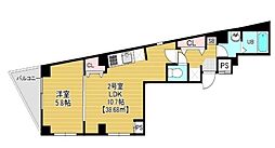 The House Minowa 1LDKの間取図画像