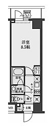 S-RESIDENCE清澄白河 1Kの間取図画像