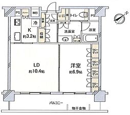 T-STYLIA 1LDKの間取図画像