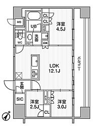 ニド巣鴨 3LDKの間取図画像