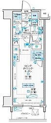 デュオステージ相模大野 1LDKの間取図画像
