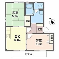 パティオ A101 ｜ 滋賀県湖南市平松北２丁目69（賃貸アパート2DK・1階・43.00㎡） その2