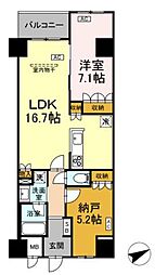 サンジョイアゼロ 1階1SLDKの間取り