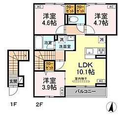 物件の間取り